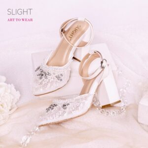 Sepatu Ankle Strap Adeline Putih