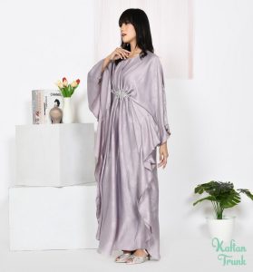 Kaftan Zaida Ungu Lilac Muda